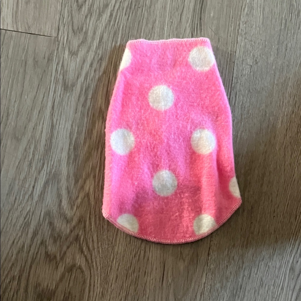 Chic Pink Polka Dog tank